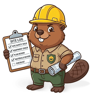 Beaver mascot for planning