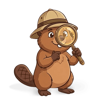 Beaver mascot for research